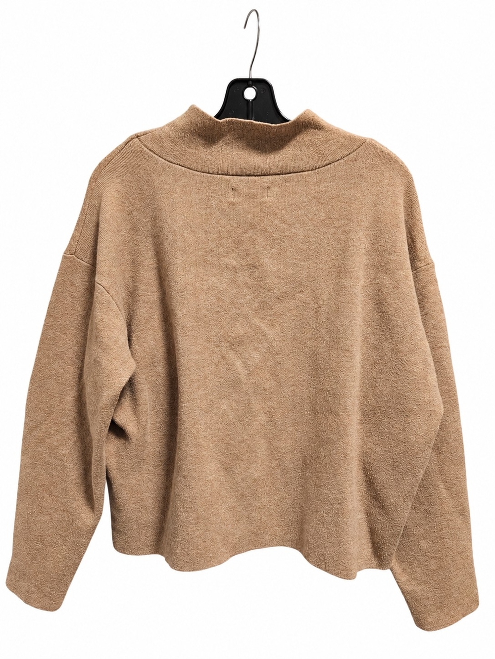 Maeve Anthropologie Tan Mock Neck Oversized Sweater Top Size M - Picture 6 of 7